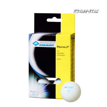 Мячики для настольного тенниса Donic Prestige 2, 6 шт, белые