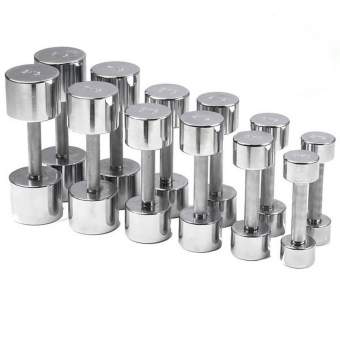 Гантели литые хромированные MB Barbell 1кг - 10кг