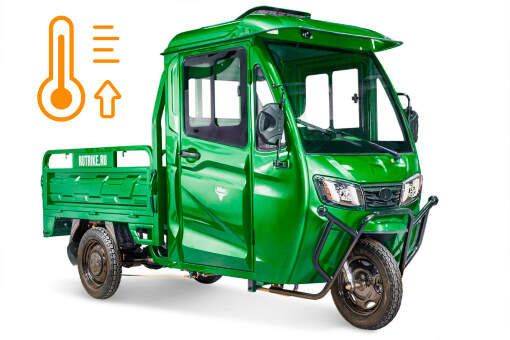 Грузовой электротрицикл Rutrike КАРГО Кабина обогрев 1500 60V1000W Грузовой электротрицикл Rutrike КАРГО Кабина обогрев 1500 60V1000W
