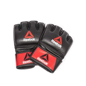 Профессиональные кожаные перчатки Reebok Combat для MMA Профессиональные кожаные перчатки Reebok Combat для MMA