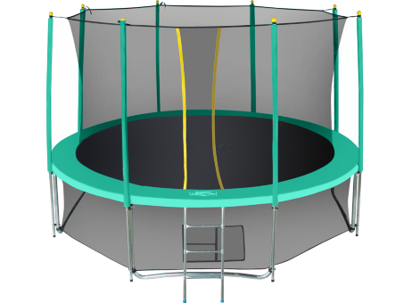 Батут Hasttings Classic Green 14ft 4,26м с сеткой и лестницей Батут Hasttings Classic Green 14ft 4,26м с сеткой и лестницей
