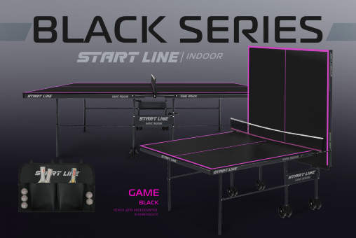 Теннисный стол домашний Start Line Game Black