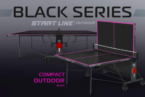 Всепогодный теннисный стол Compact-2 LX Black Всепогодный теннисный стол Compact-2 LX Black